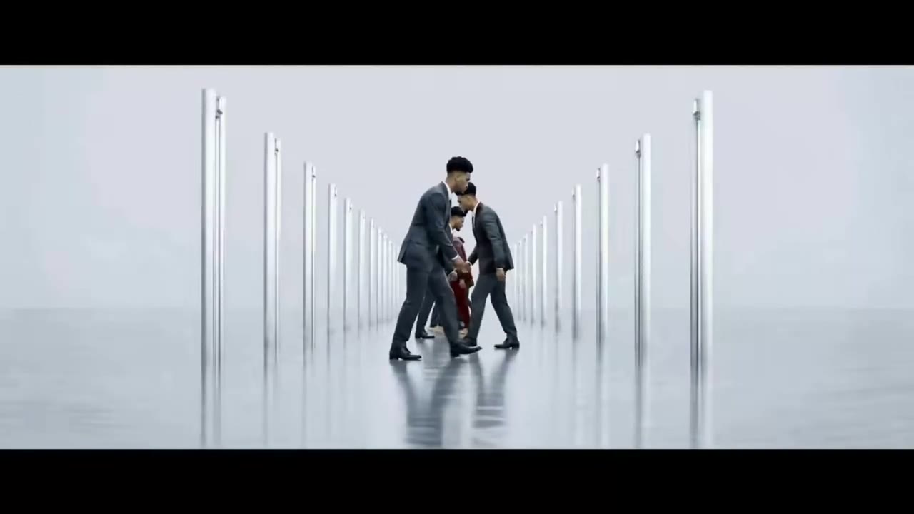 An office filled with duplicates of the same man